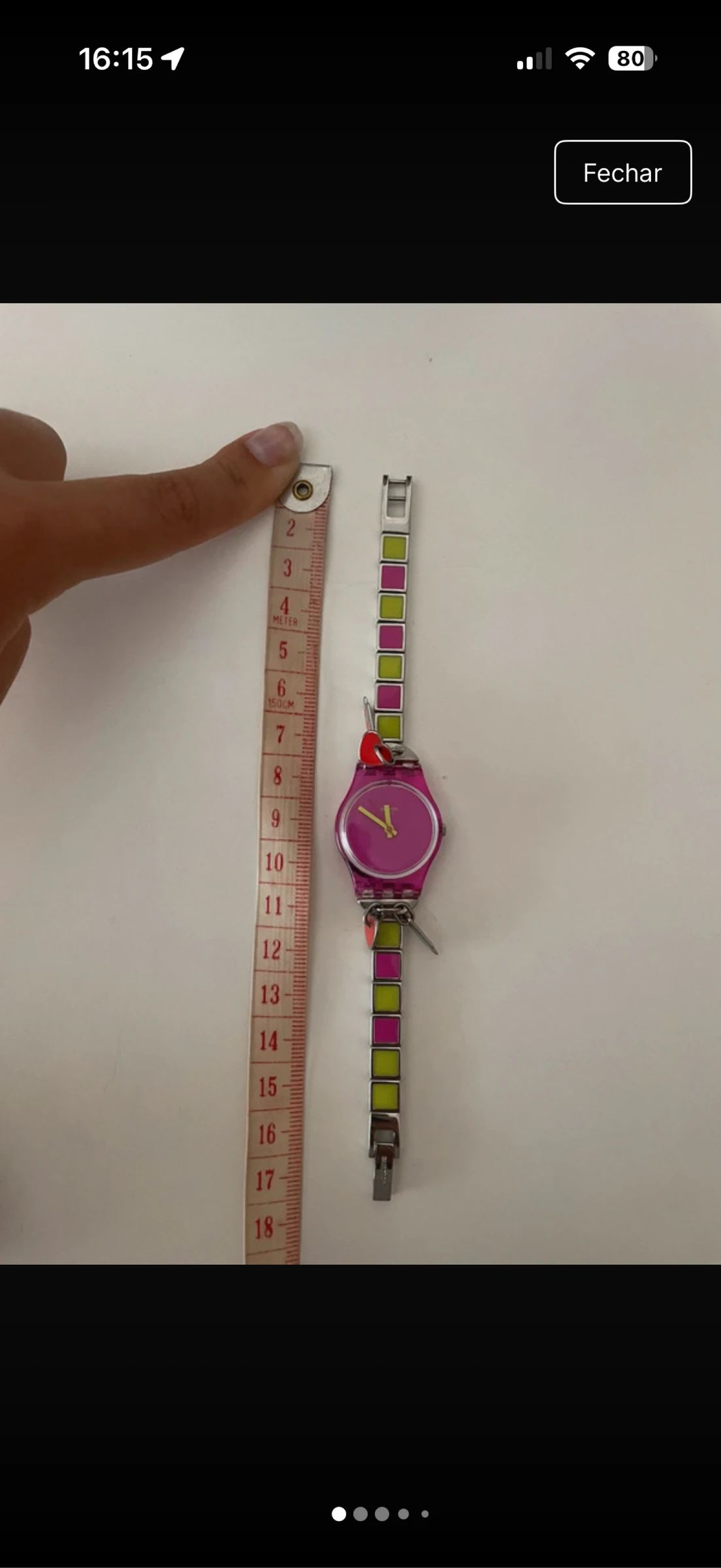 Relógio Swatch Rosa